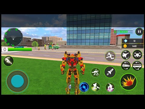 Bus Robot Car Drone Robot Game - Android Gameplay #3