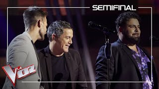 Alejandro Sanz, Adam y Rafael &quot;El Bomba&quot; cantan &#39;Viviendo deprisa&#39; | Semifinal | La Voz Antena 3