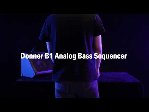 Демонстрация аналогового синтезатор Donner B1