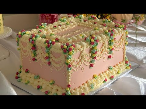 Decorate the prettiest cake with me!🥺💕🌸🌷🌱✨