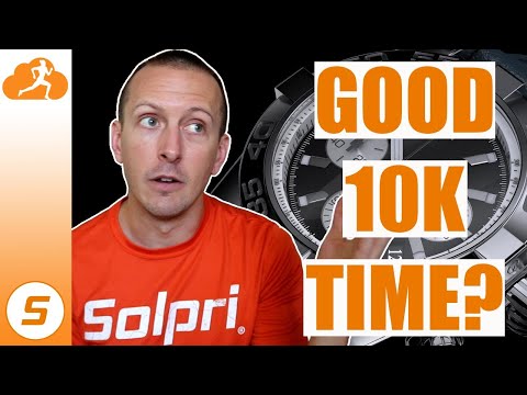 What is a good 10k time for a beginner?