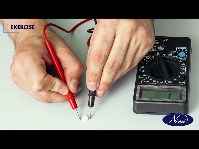 Test LED and photodiode to verify the photo emitting effect