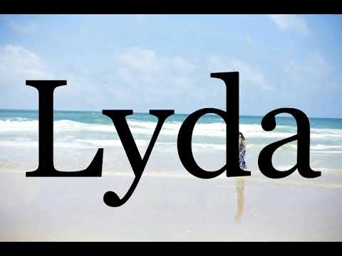 How To Pronounce Lyda🌈🌈🌈🌈🌈🌈Pronunciation Of Lyda