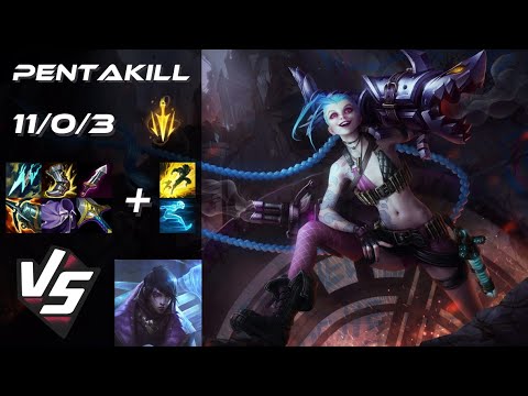 BOTTOM Jinx vs Aphelios [PENTAKILL] - EU Grandmaster Patch 14.6