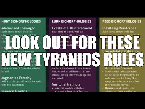 DEVASTATING New Rules.. TYRANIDS BIGGEST META Changing ADVANTAGE.. Hyper Adaptation Rules Breakdown