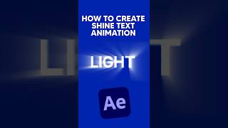 Download lagu Create shine text animation | Radial light text #aftereffects #edit #adobe #tutorial #effects mp3