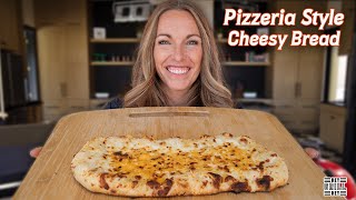 Fancy Pizzeria Style Cheesy Bread with Neapolitan Dough!