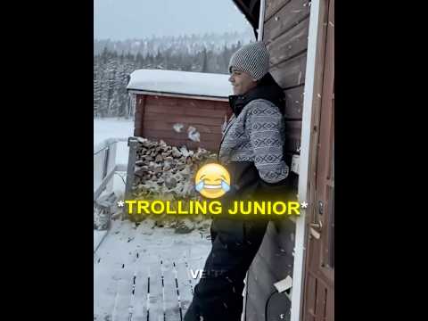 Ronaldo Loves Trolling Junior 😂