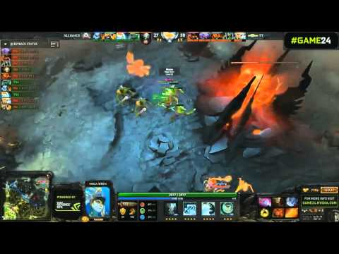 Размен тронами Alliance vs Team Tinker