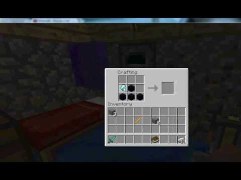 Hydrocraft2468 - Minecraft - How to Craft : Brewing Stand - Enchantment Table - Cauldron Block