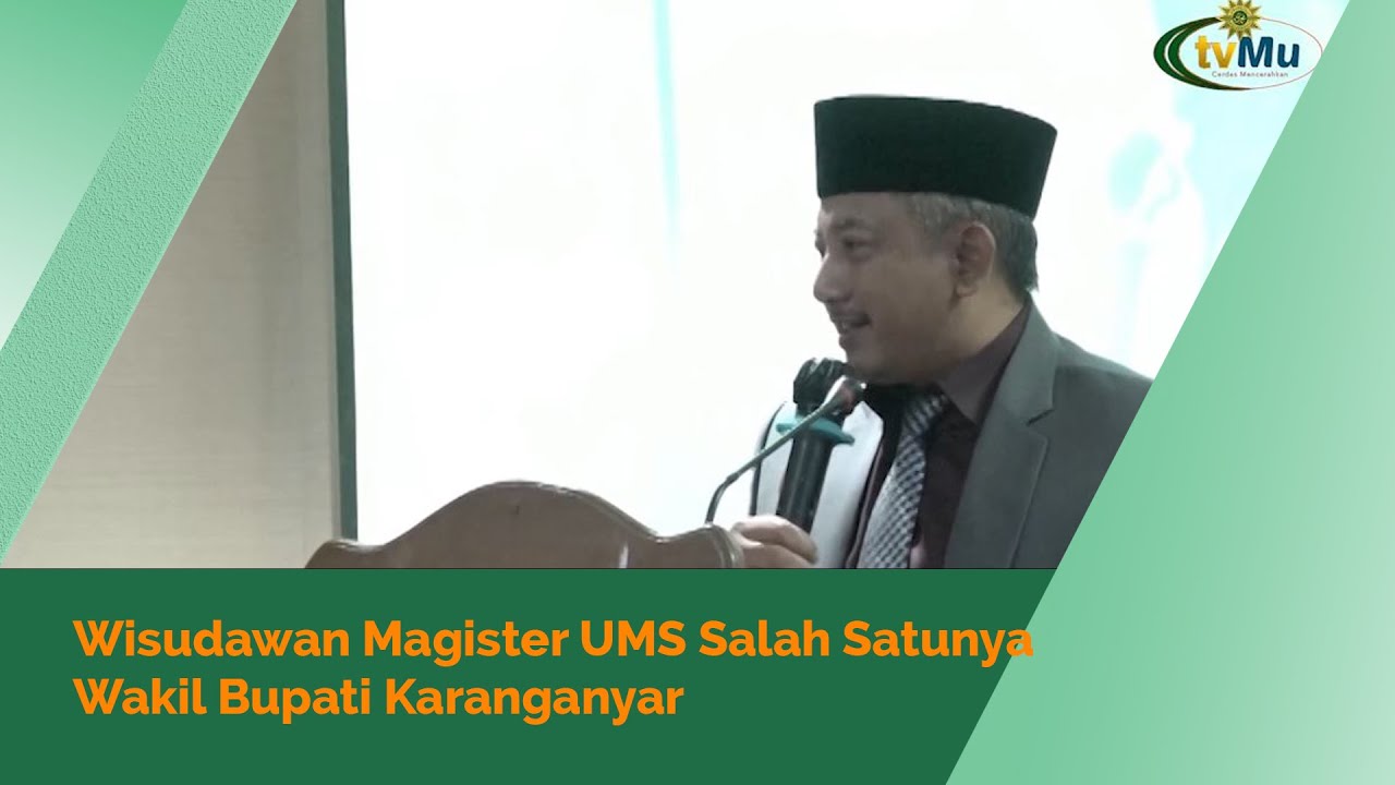 Ratusan Mahasiswa Pascasarjana UMS di Wisuda, Salah Satunya Wakil Bupati Karanganyar