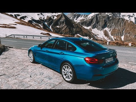 Driving the BMW 430d Gran Coupe into the Alps