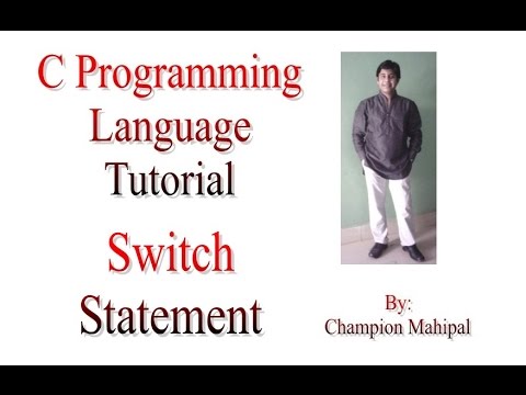 C Programming Language Tutorial 29 Switch Statement