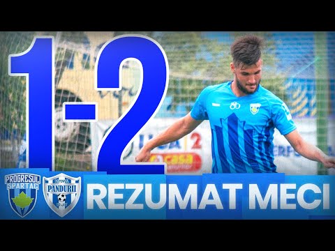 REZUMAT - Progresul Spartac 1-2 Viitorul Pandurii - LIGA A 2-A - ETAPA A 6-A