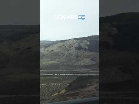 Ruta N40 entre Buta Ranquil y Barrancas. Norte Neuquino.  Arg.