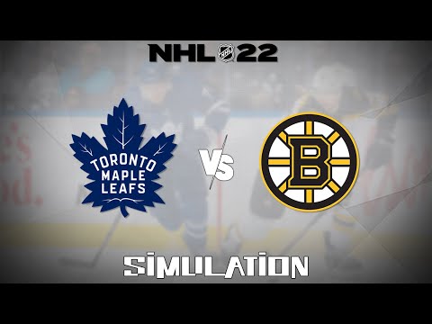 NHL 22 (2021) - Toronto Maple Leafs vs Boston Bruins [Gameplay Simulation]