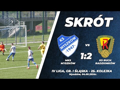 25. kolejka 2023/24: MKS Myszków - KS Ruch Radzionków 1:2