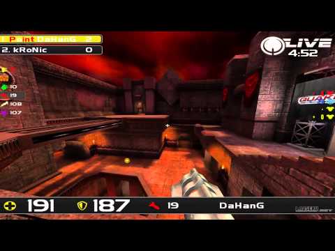 DaHanG vs kRoNic - DreamHack Winter 2013 Group B Round 3 (Quake Live VOD)