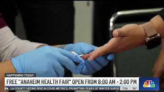 Anaheim Health Fair November 2022 Coverage by Michelle Valles on NBC