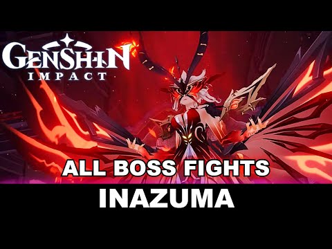 Genshin Impact: All Inazuma Boss Fights Compilation