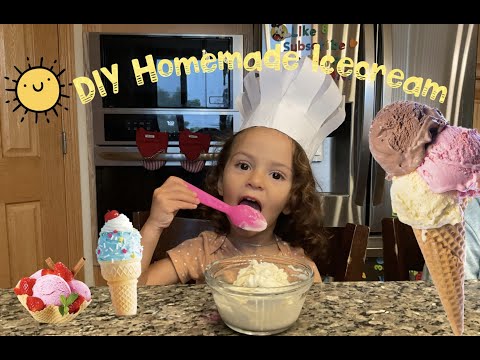 How to make DIY homemade ice cream! No ice cream machine! 3 Ingredients