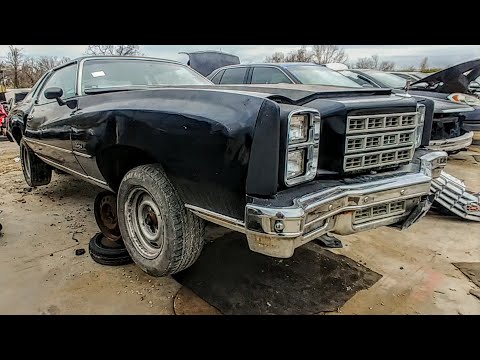 1977 Monte Carlo Abandoned Project Junkyard Find