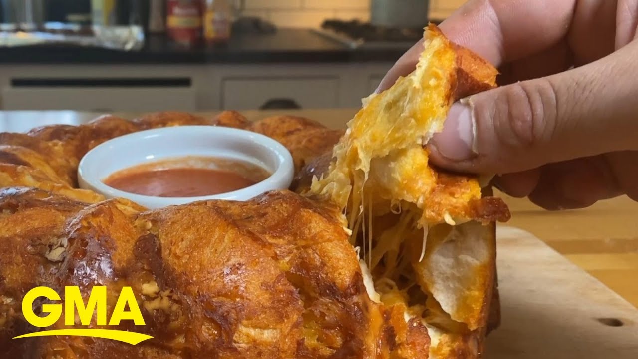 How to make Buffalo chicken pull-apart bread at home l GMA Digital