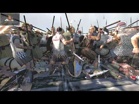 Rome 2 Para Bellum mod - Sparta v Epirus Bridge Battle