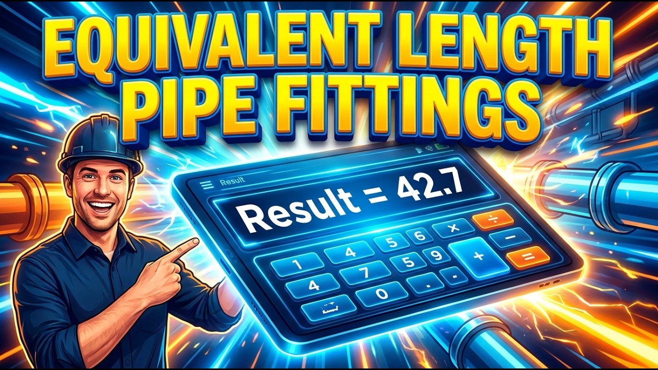 Equivalent Length Pipe Fittings Interactive Calculator