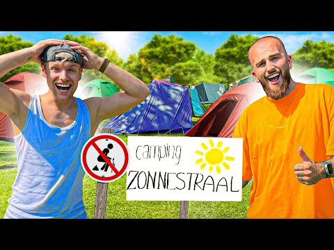 Ik Bouwde Een Camping op Het Feest Van Enzo & Myron!