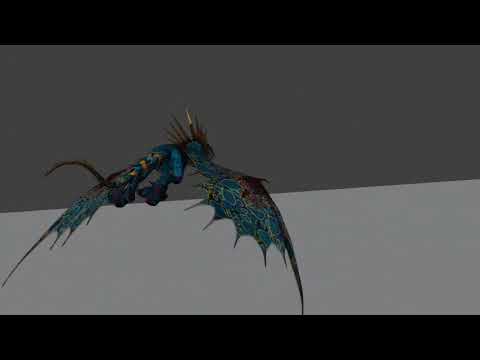 Stormfly animation test 1