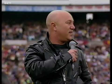 50fps. "Bound For Glory" - 1991 AFL Grand Final. Angry Anderson.