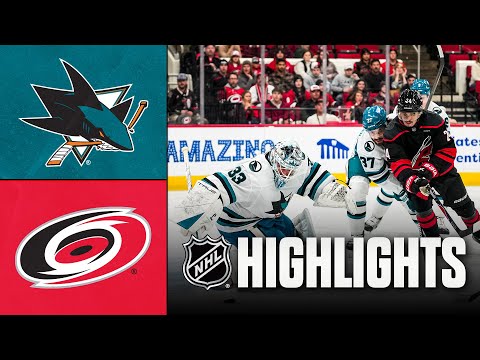 Sharks vs. Hurricanes | NHL Highlights | December 07, 2025
