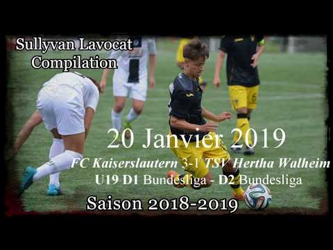 Sullyvan Lavocat  FC Kaiserslautern  U-19 D1   -   TSV Hertha Walheim  U-19  D2   20.01.2019