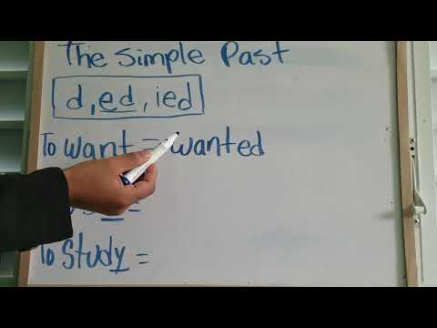 Clase de Inglés, cómo se forma el pasado simple  # Idiomas #Inglés #Educación
