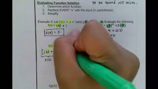 Evaluating Functions