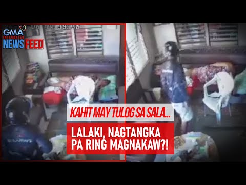 Kahit may tulog sa sala… Lalaki, nagtangka pa ring magnakaw?! GMA Integrated Newsfeed