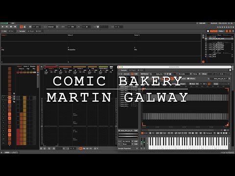Martin Galway: Comic Bakery [C64 cover in Renoise] 🎹