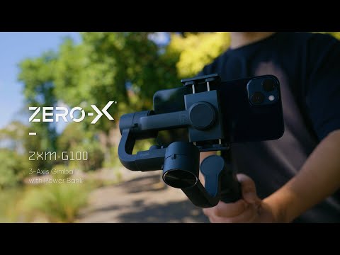 Zero-X G100 | 3-Axis Gimbal with Power Bank