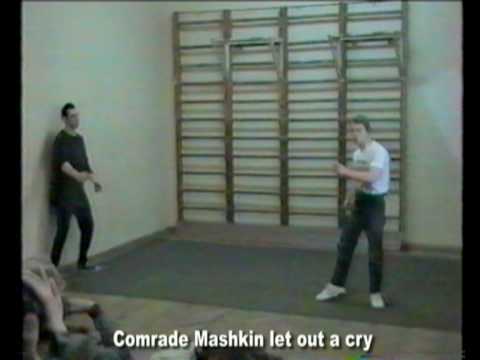 young Alexey DIAKOV does a gig in his drama school