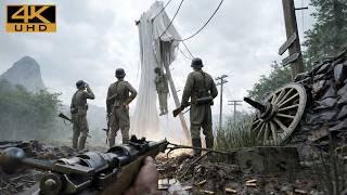 Merville 1944 Behind Enemy Lines | Ultra Realistic Gameplay 4K 60FPS CoD Vanguard