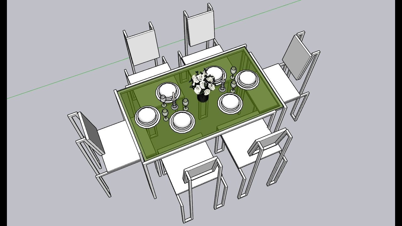 Modern Art Dining Table