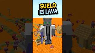 El SUELO ES LAVA en #minecraft 1.21