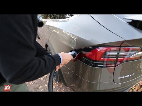 Tesla Model X 2016 : notre essai autonomie (SUV 100% électrique, recharge)