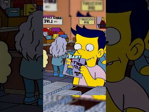 Bart se volvió famoso 😮 #thesimpsons #simpsons #lossimpsons