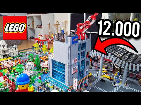 LEGO® Kaufhaus aus 12.000 Steinen - Fitnessstudio und Baukran | LEGO® Stadt Update #62