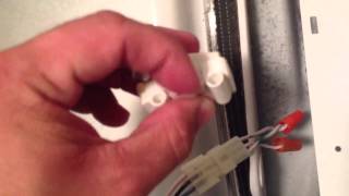 Bypass Whirlpool dryer door switch
