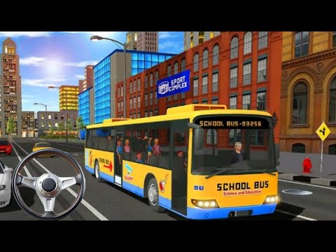 School Bus Driver Simulator 2020 | City School Bus Gameplay