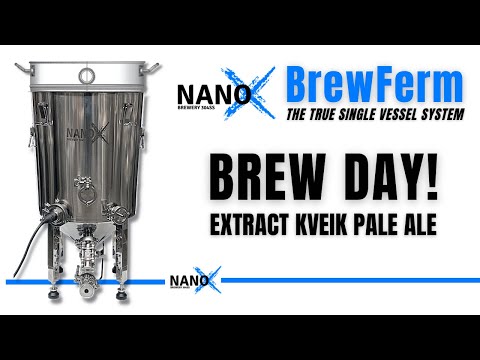 BREW DAY on the NANO-X BrewFerm - Kveik Pale Ale