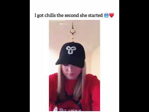 Her voice gave me chills (girl singing elastic heart)by sia